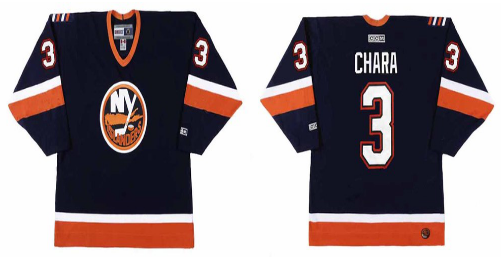 2019 Men New York Islanders #3 Chara blue CCM NHL jersey